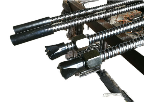 Full Threaded Steel Self Drilling Anchor Bolt / Rods For Mining 200KN - 8000KN Capacity