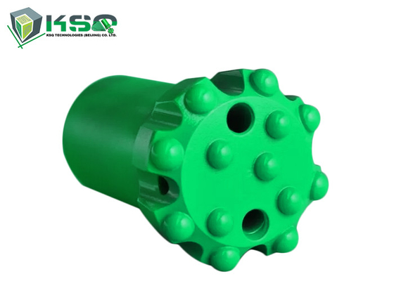 रॉक ड्रिलिंग के लिए R38 76mm थ्रेडेड बटन बिट