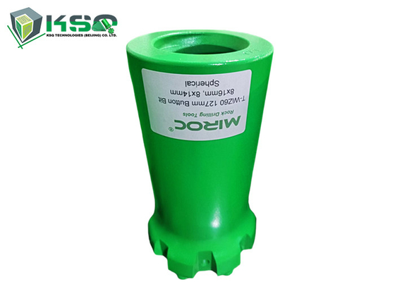 T-WIZ60 102mm थ्रेडेड बटन रॉक ड्रिल बिट