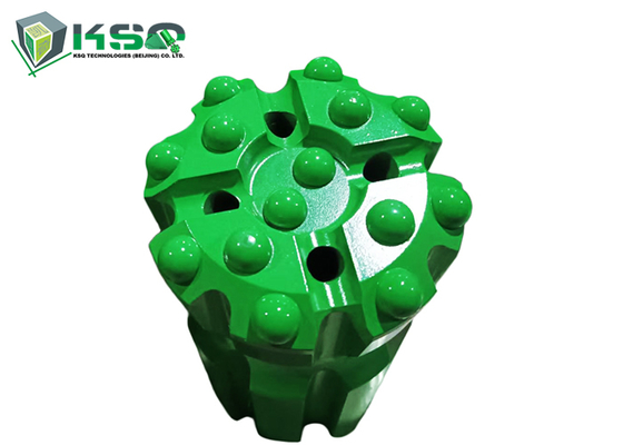 T51 89mm सर्पिल रिट्रैक बॉडी रॉक ड्रिल बटन बिट