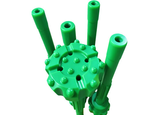 खनन और उत्खनन के लिए उच्च ड्रिलिंग दक्षता के साथ 89-140 मिमी मिश्र धातु इस्पात और टंगस्टन कार्बाइड डीटीएच बटन बिट