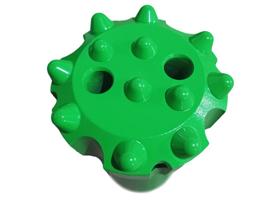 खनन के लिए T38 थ्रेडेड हार्ड रॉक बेंच ड्रिलिंग बटन बिट