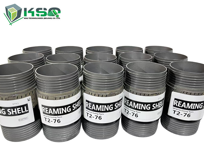 T2-76mm कोर ड्रिलिंग टूल्स रीमर्स खनिज अन्वेषण दक्षता में सुधार के लिए खोल को फिर से तैयार करना