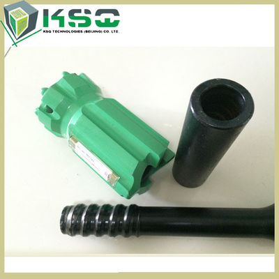 T38 थ्रेड ड्रिफ्टिंग पीठ रिट्रेटेबल ड्रिल बिट एटलस कॉपो आईएसओ 9 001