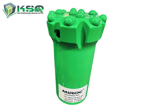 T51 89mm बटन ड्रिल बिट टंगस्टन कार्बाइड / 14 बटन पिरोया: