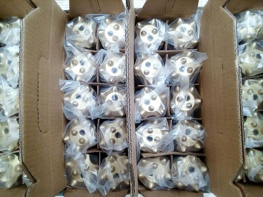 7/11/12 डिग्री टंगस्टन कार्बाइड पतला बटन ड्रिल बिट रॉक / खनन के लिए, आईएसओ अनुमोदित