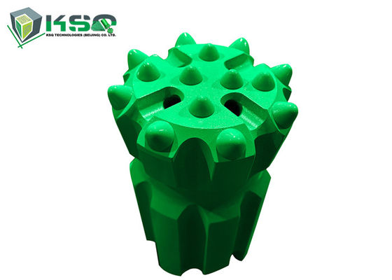 T51 115mm बैलिस्टिक गोलाकार धागा बटन बिट्स रॉक ड्रिलिंग