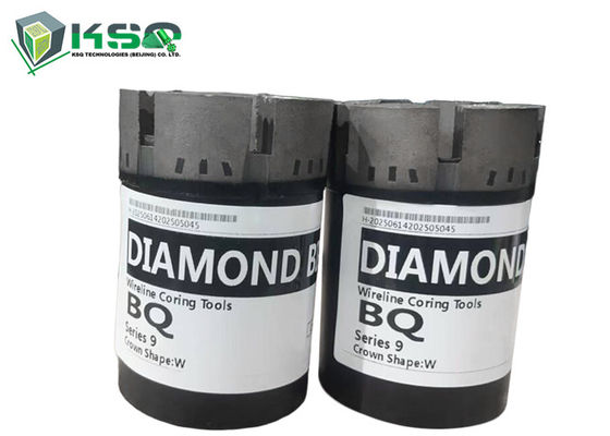 खनन/खनिज वायरलाइन अन्वेषण के लिए बीक्यू संसेचित हीरा कोर ड्रिल बिट