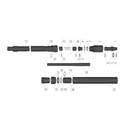 विभिन्न ड्रिलिंग अनुप्रयोगों के लिए बहुमुखी डीटीएच ड्रिलिंग हथौड़ा छेद 60-305 मिमी