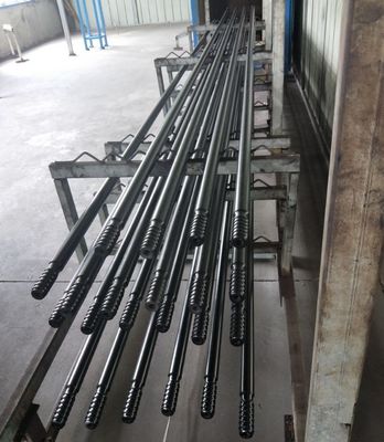 शीर्ष हथौड़ा विस्तार थ्रेड ड्रिल रॉड टी 45 ​​टी 38 पुरुष - पुरुष प्रकार की लंबाई 3050 मिमी