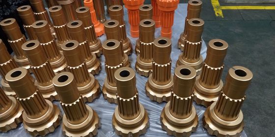 उच्च दबाव रेंज के लिए गोलाकार / बैलिस्टिक QL50 शंकु डीथ बटन बिट्स