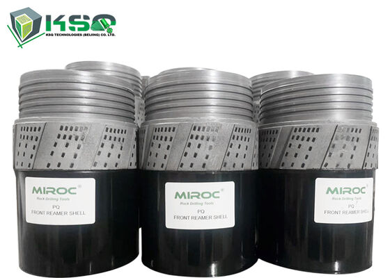 खनिज अन्वेषण ड्रिलिंग में HQ NQ PQ आकारों के लिए सरफेस सेट डायमंड रीमिंग शेल
