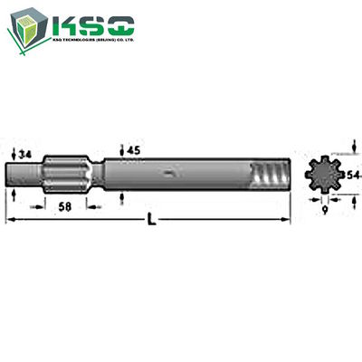 एसआईजी ड्रिल शंक एडाप्टर एचबीएम 50, एचबीएम 100, एचबीएम 120, एचबीएम 101
