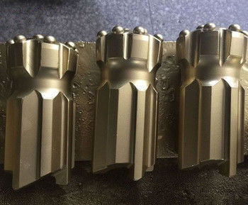 फोर्जिंग टॉप हैमर ड्रिलिंग / T45 रिट्रेड थ्रेड बटन रॉक ड्रिल बिट 76 मिमी