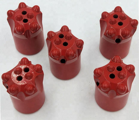 कार्बन स्टील 38 मिमी थ्रेड बटन बिट 4/7 बटन ओरे खनन ब्लास्टिंग के लिए