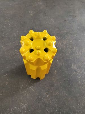 टंगस्टन कार्बाइड बटन ड्रिल बिट थ्रेडेड R32 76 मिमी 3 इंच रेट्रैक ड्रिल बिट्स ड्रॉप सेंटर 4 होल्स