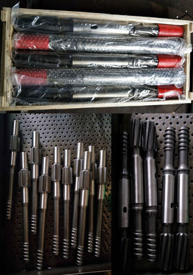 भूमिगत खनन ड्रिल शंक एडाप्टर R32 R38 T38 धागा उच्च शक्ति