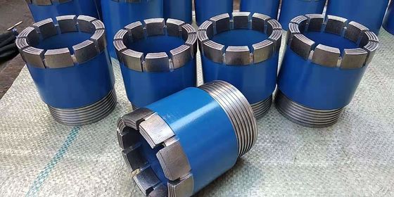 सिंगल ट्यूब डायमंड टिप ड्रिल बिट हॉट प्रैस्ड सिनडेड दिया 28 - 200 मिमी