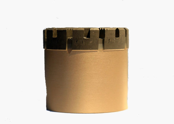 मुख्यालय डायमंड कोर ड्रिल बिट सरफेस / इम्परगनेटेड सेट हाई वियर प्रतिरोध