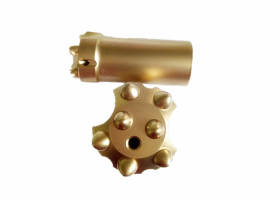 ड्रिलिंग टनलिंग रॉक ड्रिल स्पेयर पार्ट्स 7/11/12 डिग्री दीया 34 मिमी 38 मिमी 41 मिमी