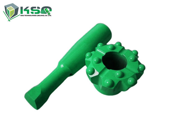 Reaming Bit 12 ° Rock Drilling Tools Pilot Adapter 12 ° Dia 40mm For Large Cut Holes 35 °