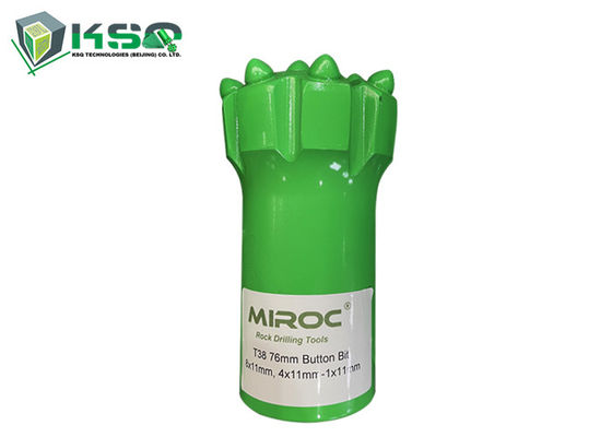 T38 64 मिमी से 89 मिमी शीर्ष हैमर टंगस्टन कार्बाइड थ्रेड बटन ड्रिल बिट