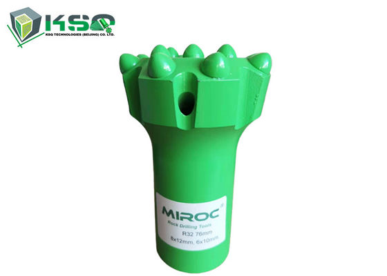 R32 76mm रॉक ड्रिलिंग थ्रेड बटन बिट