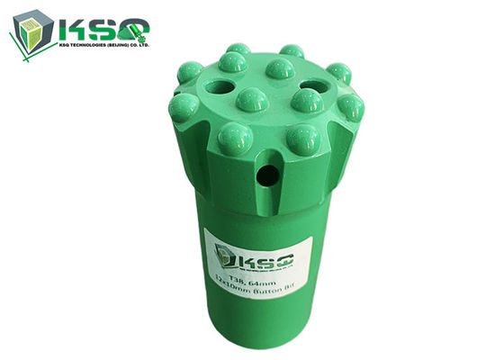 तेजी से उत्खनन T38 64mm 76mm बैलिस्टिक कार्बाइड थ्रेड बटन ड्रिल बिट