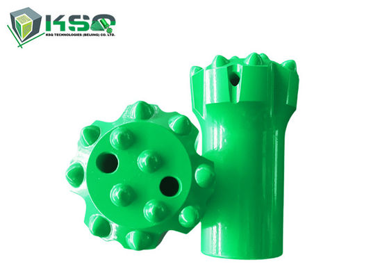 शीर्ष हैमर ड्रिलिंग के लिए 12 बटन फ्लैट फेस व्यास 76 मिमी टी 45 ​​ड्रिल बिट