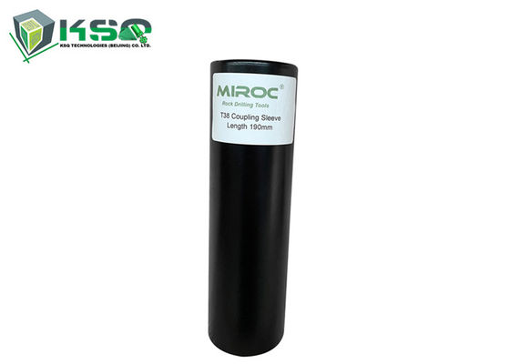 T38 190mm कार्बाइड सीधे टांग रॉक ड्रिलिंग युग्मन आस्तीन इत्तला दे दी: