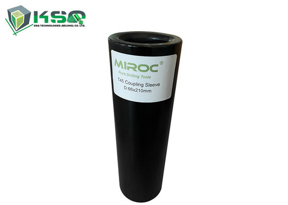 एक्सटेंशन ड्रिल रॉड को जोड़ने के लिए 190 मिमी टी 38 210 मिमी टी 45 ​​थ्रेडेड युग्मन आस्तीन;