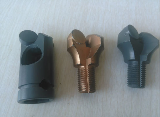 कोयला / खनन के लिए उच्च झुकने वाली ताकत बटन ड्रिल बिट टू-विंग पीडीसी एंकर शंक