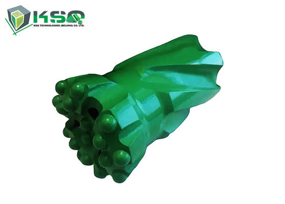 T45 गोलाकार / बैलिस्टिक बटन दीया 70 - 102 मिमी रॉक ड्रिल थ्रेड रेट्रैक बटन बिट