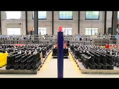 पानी के कुएं में गहरे छेद के लिए उच्च वायुदाब ड्रिलिंग डीटीएच हथौड़े और बटन बिट्स